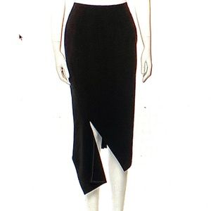 Nohke Runway Black Asymmetrical Skirt New With Tags M